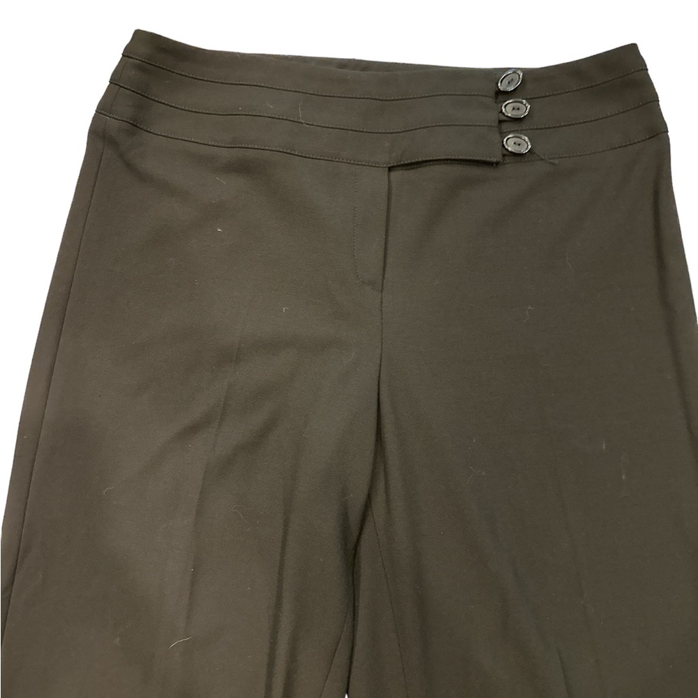 Size 10 black Long Tall Sally slacks.